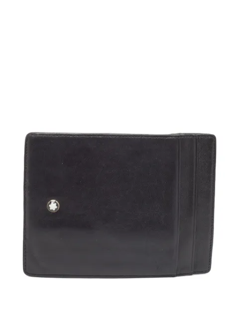 Montblanc pre-owned leather card holder