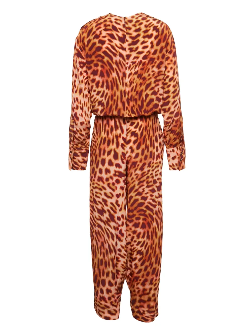 Stella McCartney Pre-Owned leopard-print silk jumpsuit | Image 2