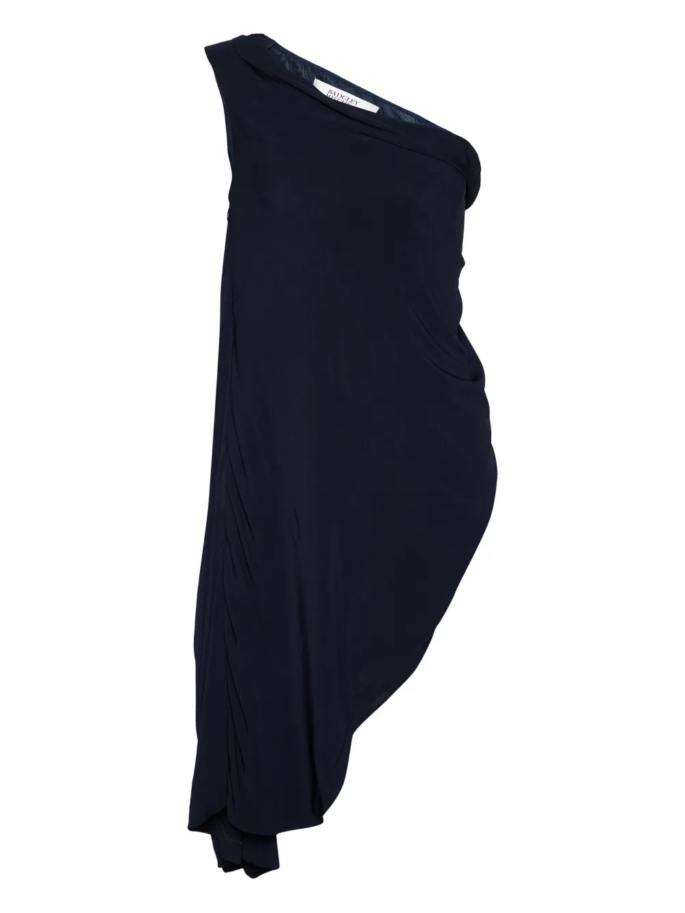 Badgley Mischka Pre-owned draped asymmetric mini dress | Blue | Image 1