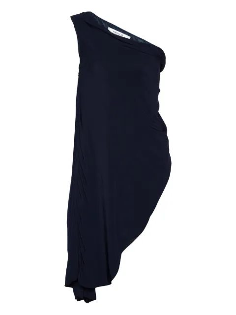 Badgley Mischka Pre-owned draped asymmetric mini dress