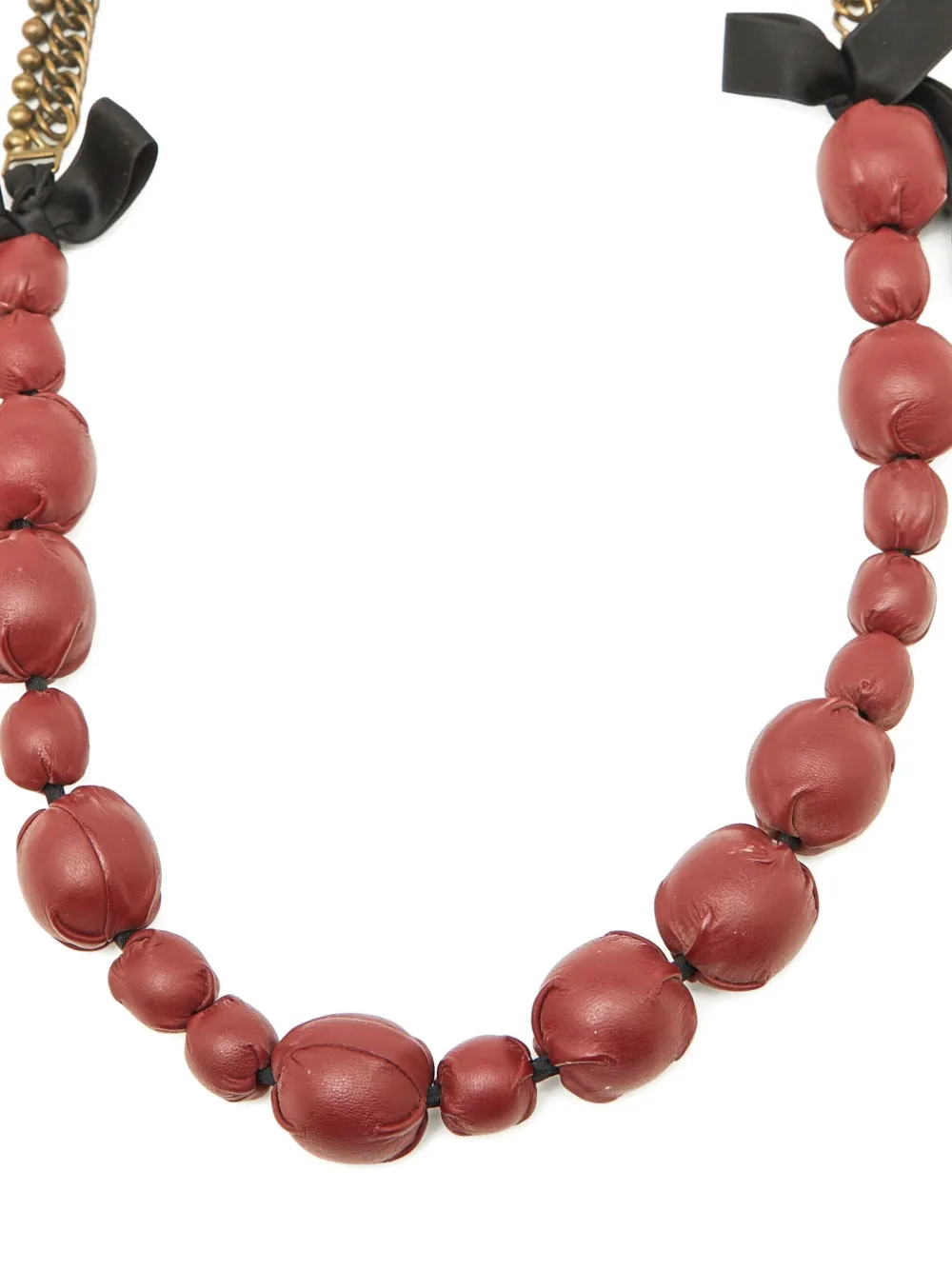 Marni Pre-Owned collar de cadena trenzada con cuentas | Image 2