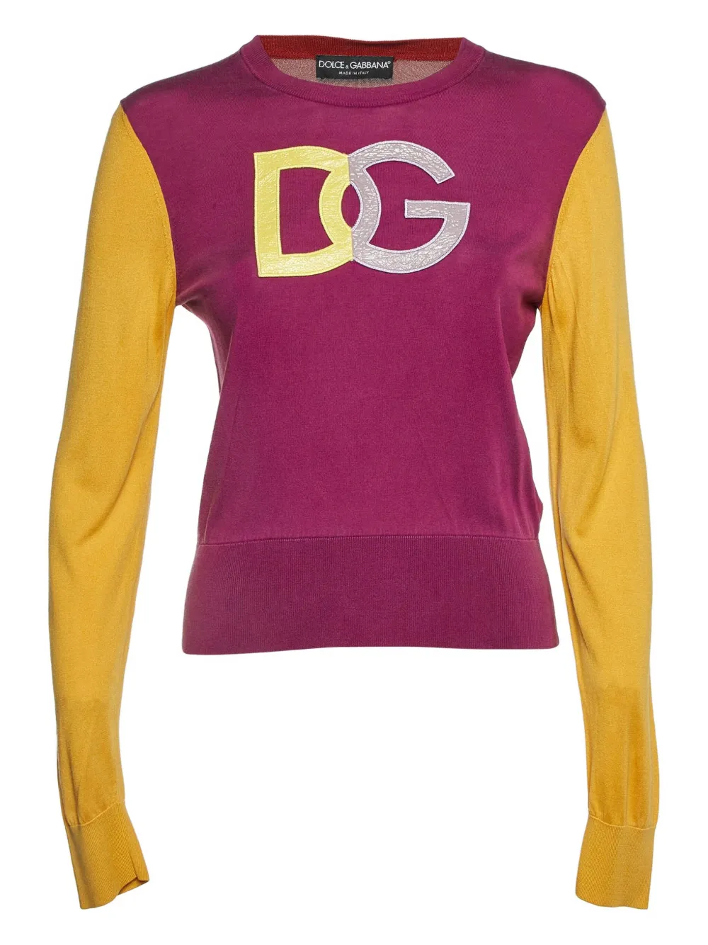 Dolce & Gabbana Pre-Owned 2023 long-sleeves logo sweater | Pink | Image 1