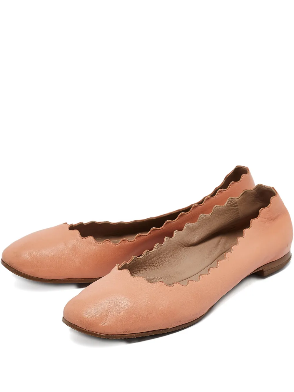 Lauren leather ballet flats