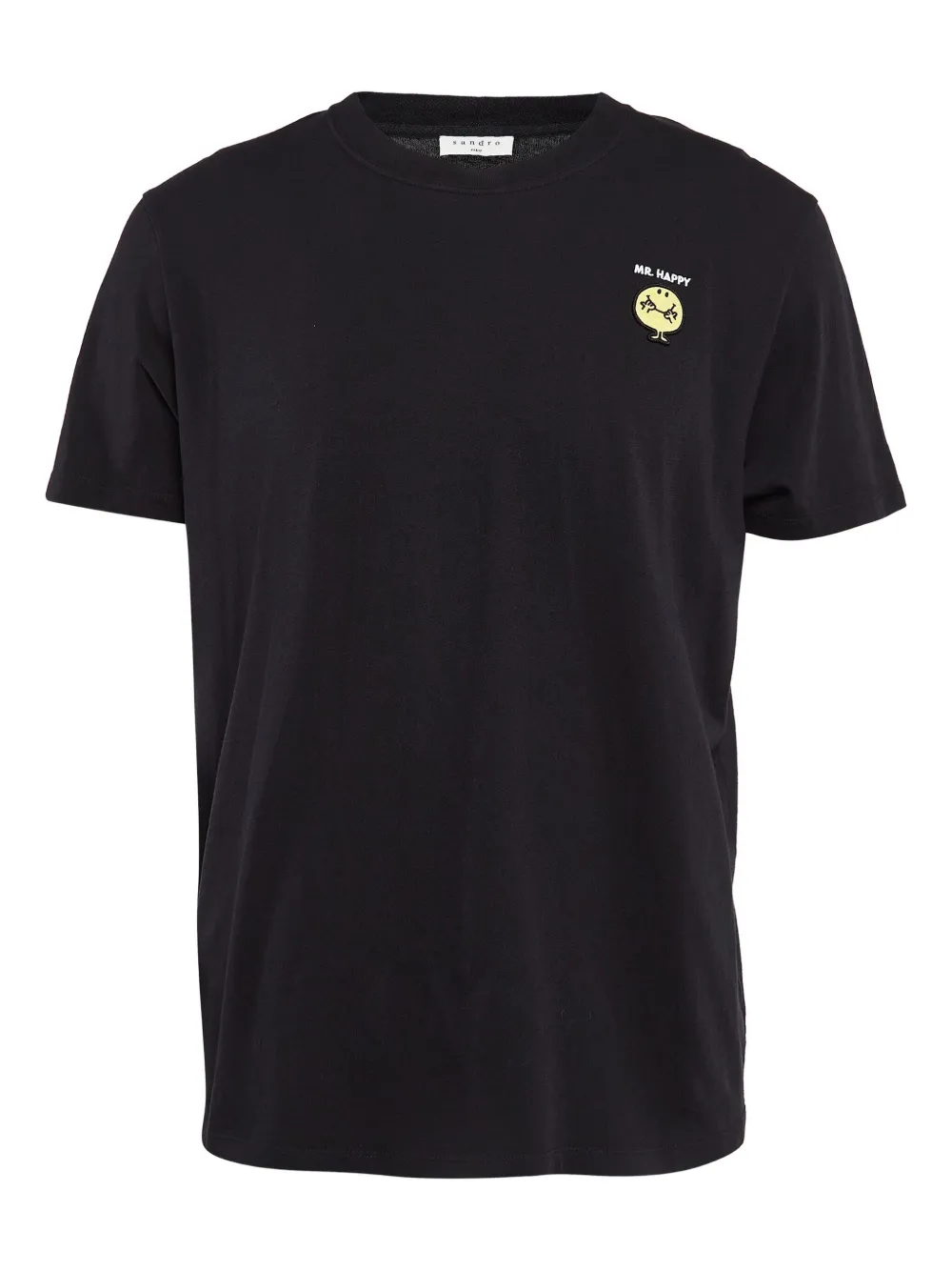 SANDRO embroidery-detail T-shirt | Black | Image 1