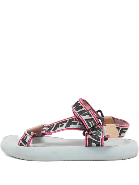 Off-White Pre-Owned canvas platform sandals