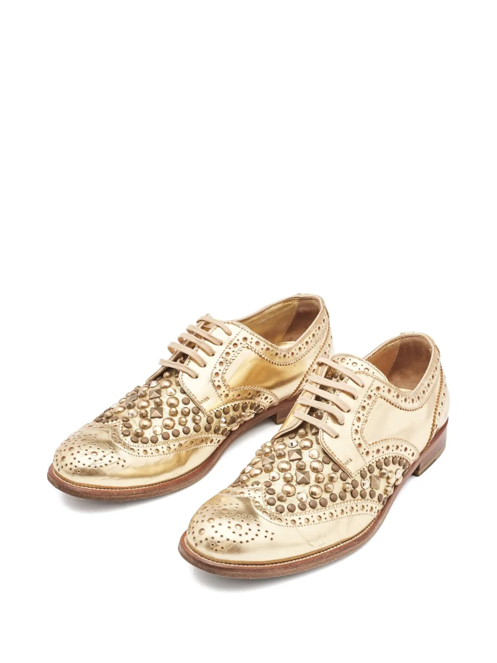 Dolce & Gabbana Pre-Owned studded brogues | Image 2