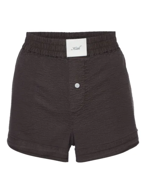 KITH pre-owned seersucker shorts