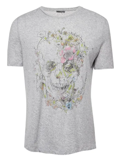 Alexander McQueen Pre-Owned playera Skull con estampado floral