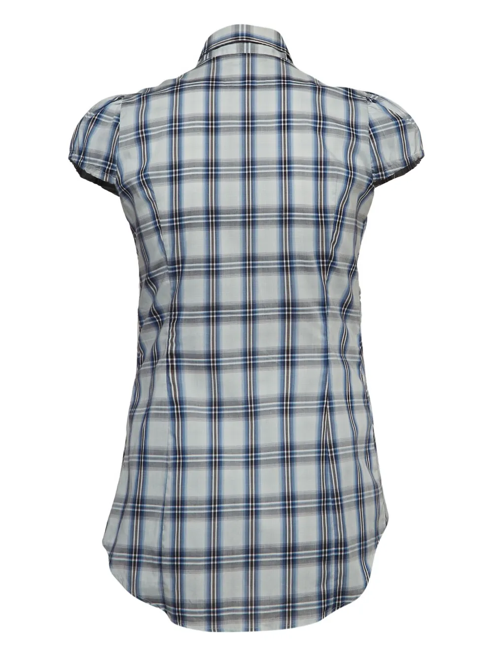 DSQUARED2 cap-sleeve plaid shirt | Image 2