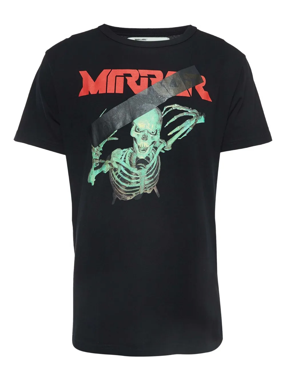 Off-White Pre-Owned 2013 Skeleton Tape T-shirt | Black | Image 1