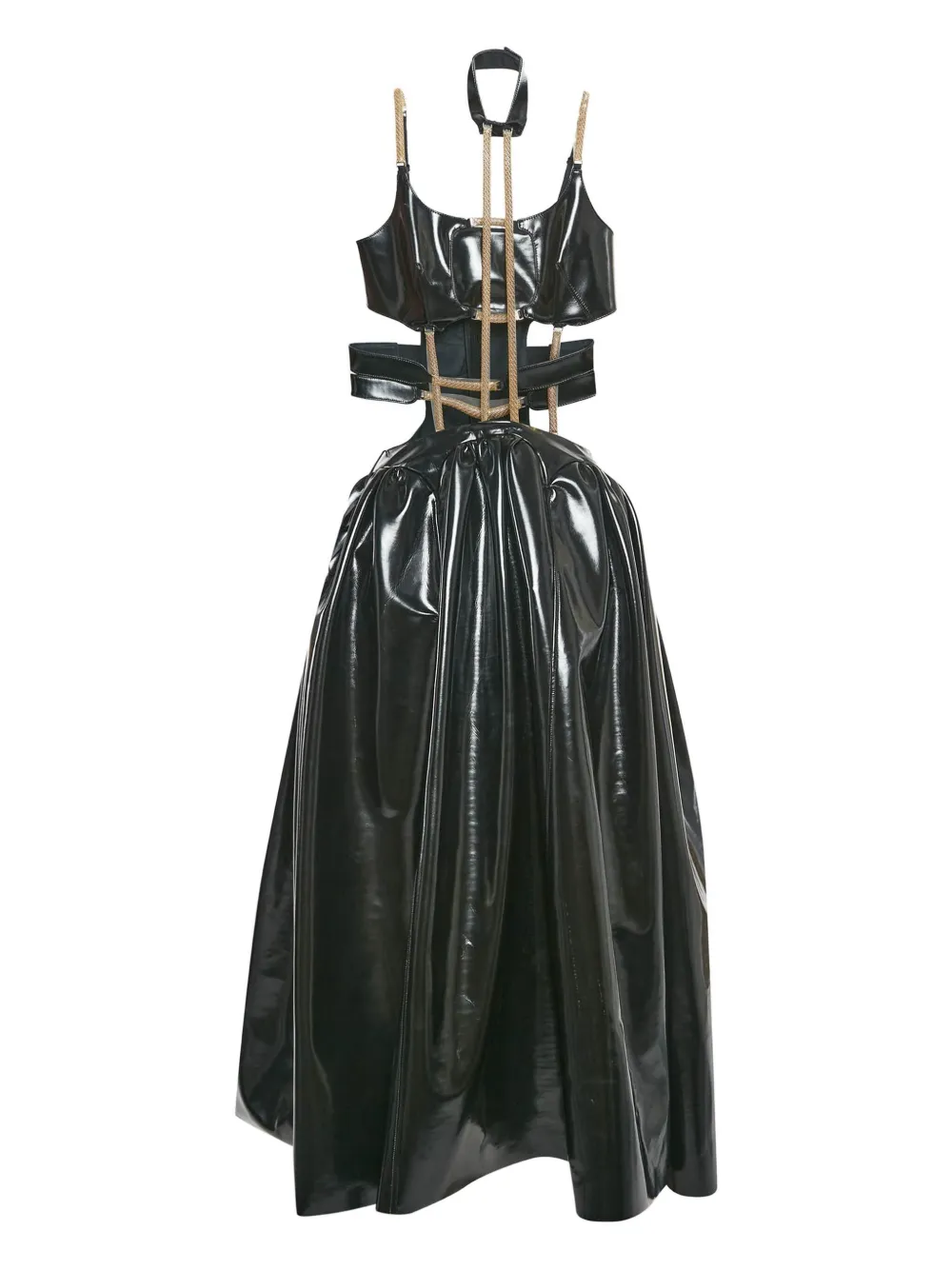 Christopher Kane Abito midi con dettaglio cut-out Pre-owned 2024 - Nero
