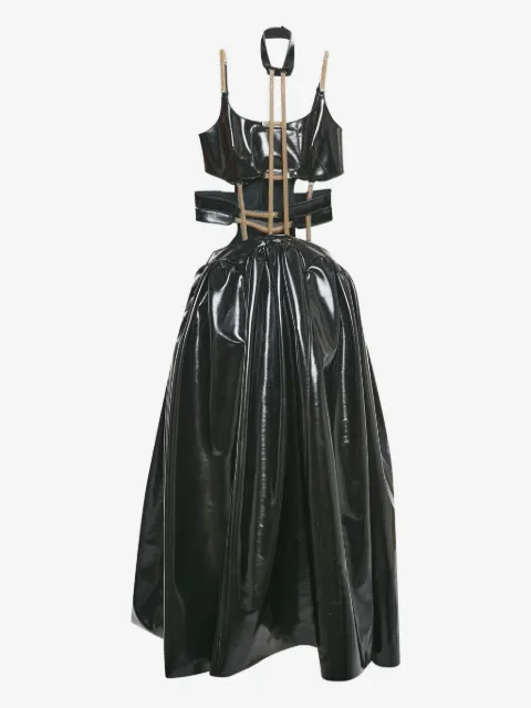 Christopher Kane 2024 pre-owned cut-out midi dress