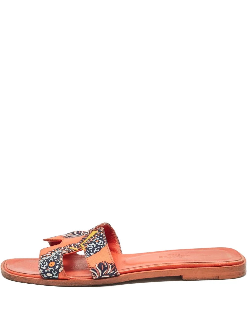 Hermès Pre-Owned flat sandals - オレンジ Hermès Pre-Owned flat sandals - オレンジ