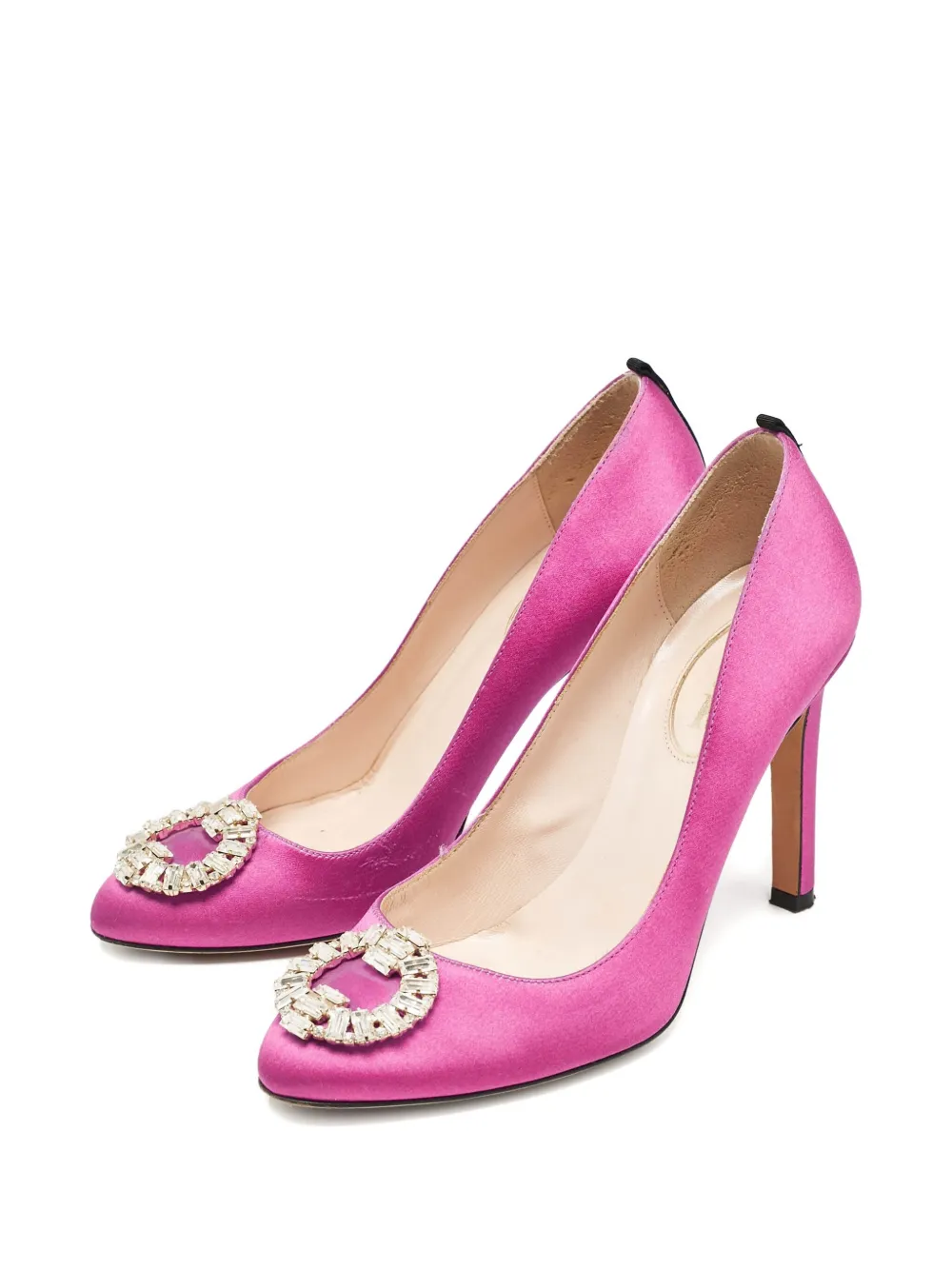 SJP by Sarah Jessica Parker Pre-owned pumps verfraaid met kristallen - Roze