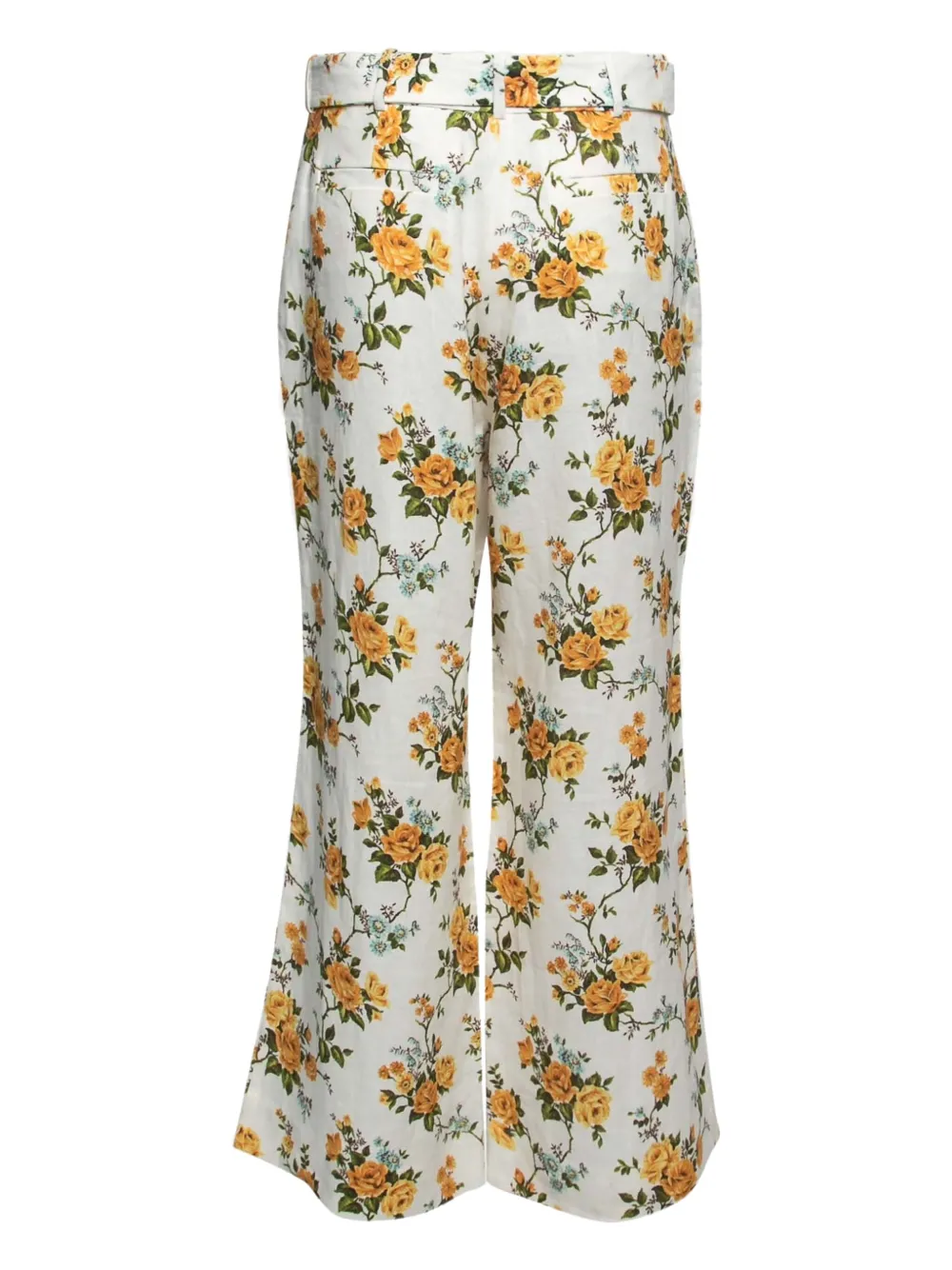 ZIMMERMANN Broek met bloemenprint - Wit