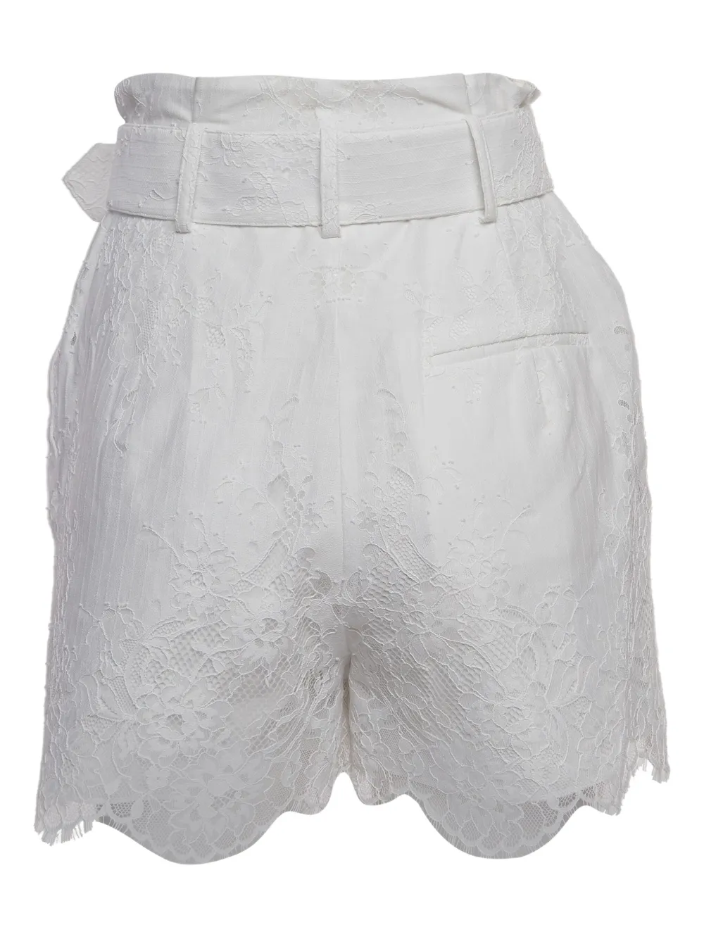 Self-Portrait shorts con encaje bordado | Image 2