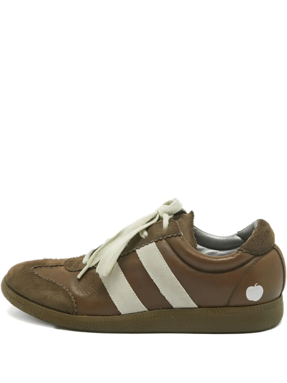 Marc Jacobs leather striped sneakers - ブラウン Marc Jacobs leather striped sneakers - ブラウン
