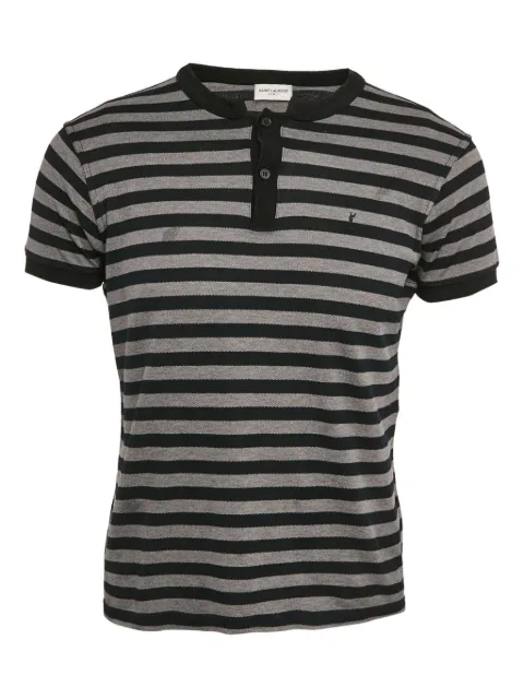 Saint Laurent Pre-Owned striped polo shirt