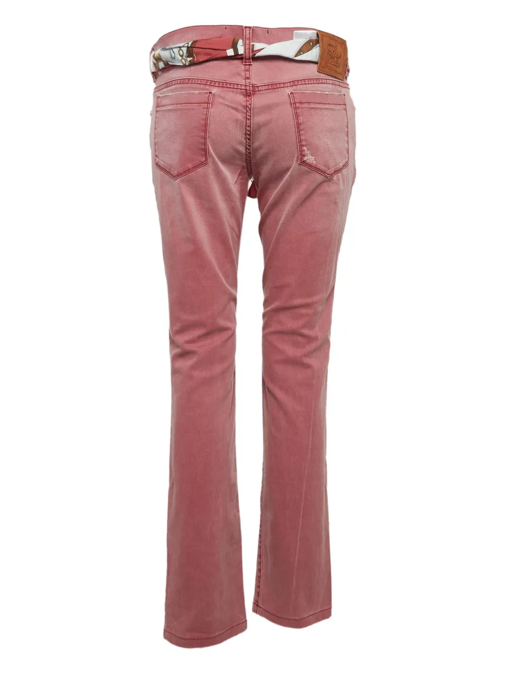 Pre-owned Love Moschino Belted Jeans