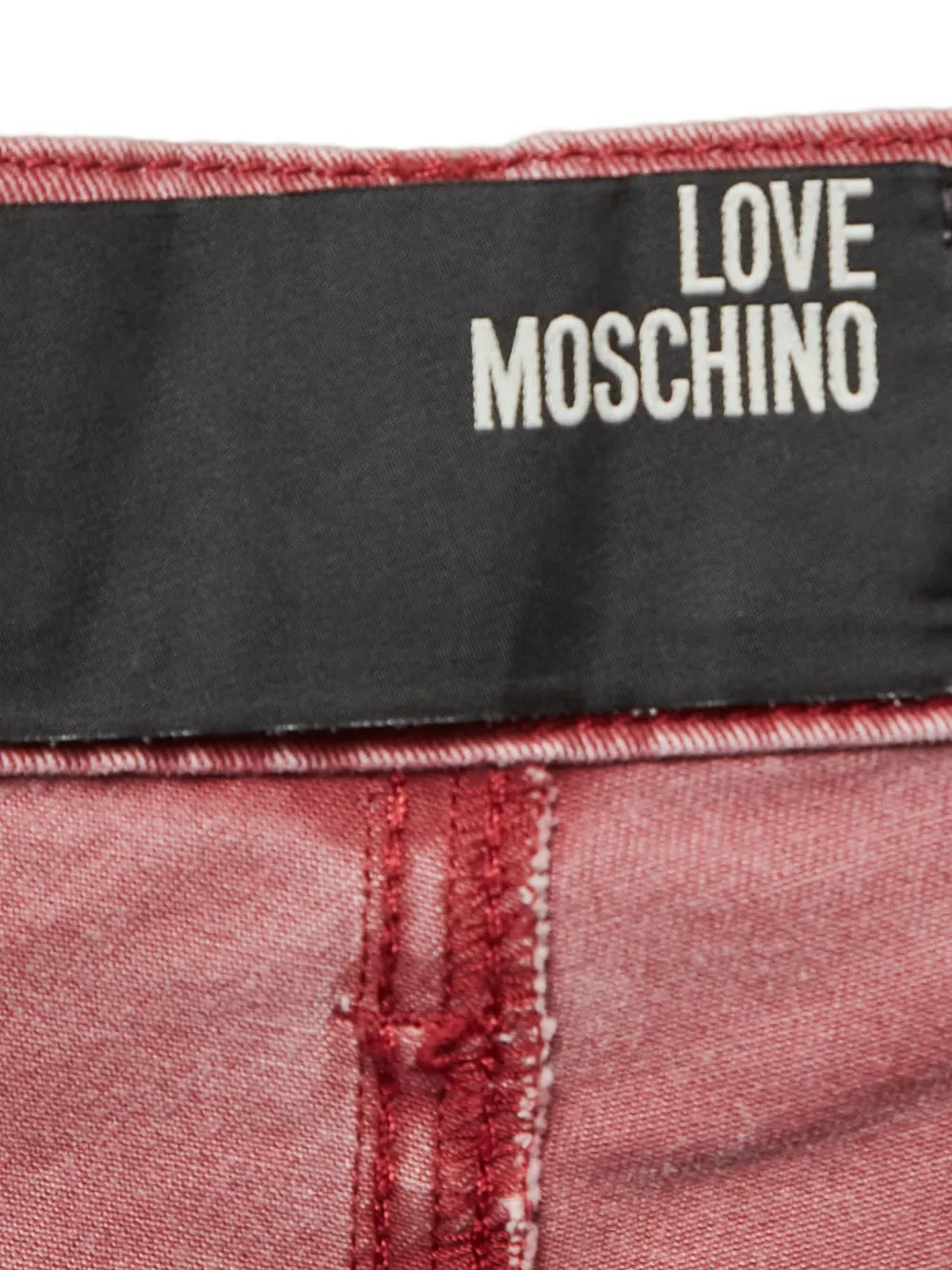 Pre-owned Love Moschino Belted Jeans