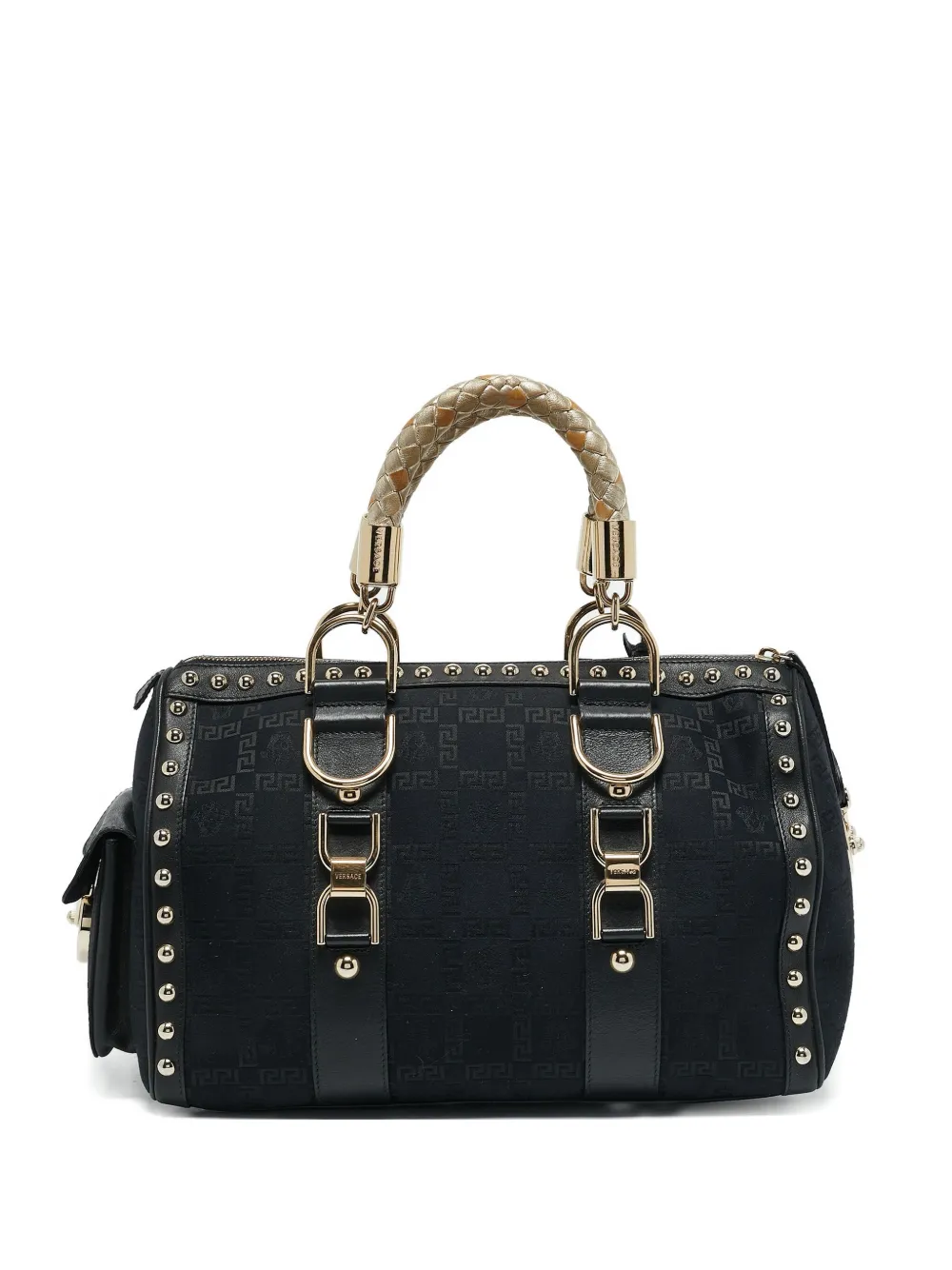 Versace Pre-Owned Snap Out Of It studded tote bag | Black | Image 1