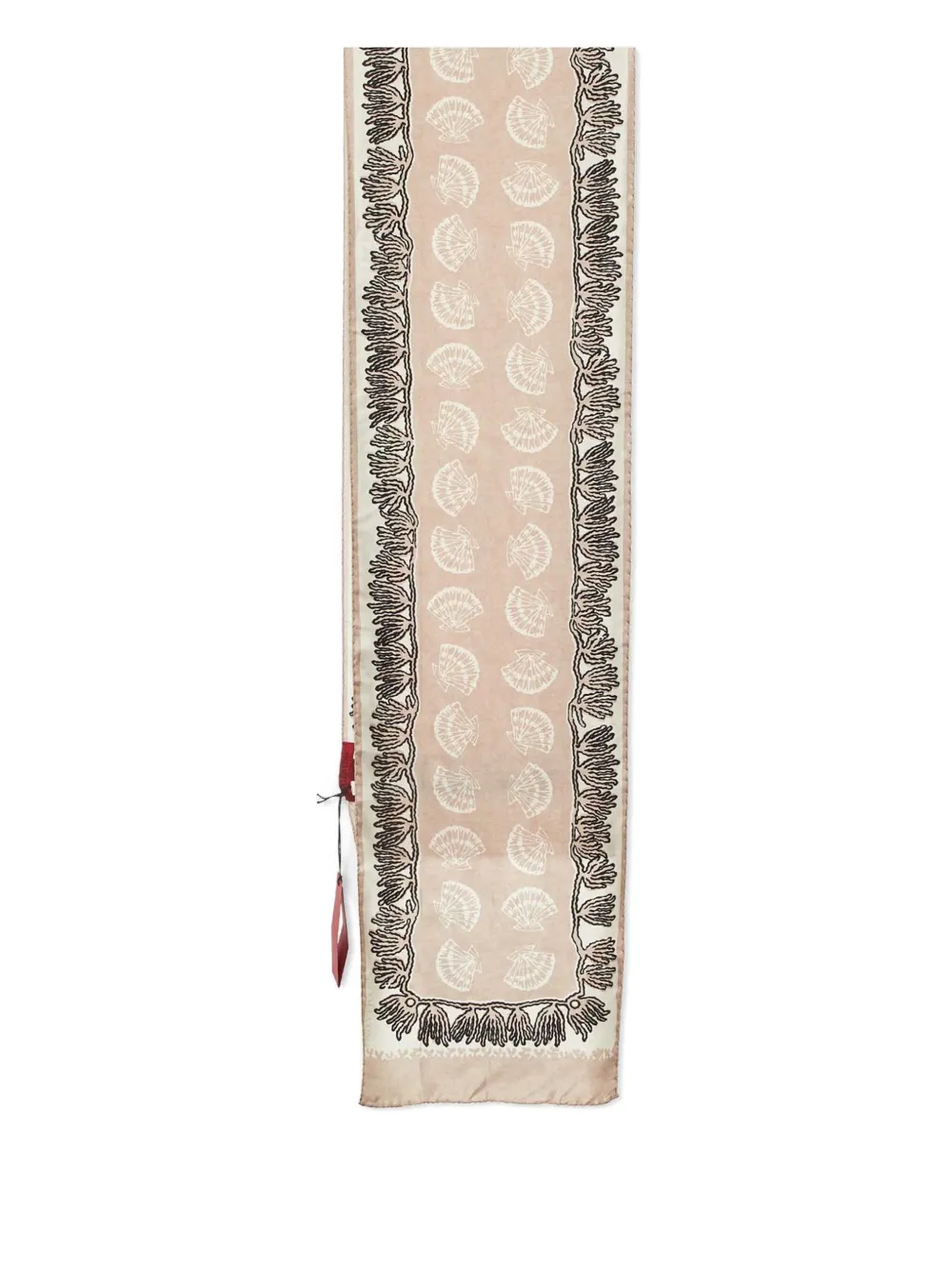 Valentino Garavani Pre-Owned shell-print silk stole | Image 2