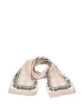 Valentino Garavani Pre-Owned shell-print silk stole - Neutrals