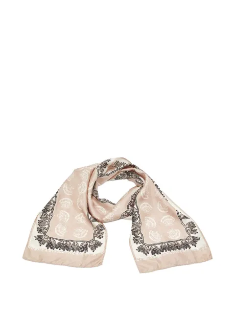 Valentino Garavani Pre-Owned shell-print silk stole