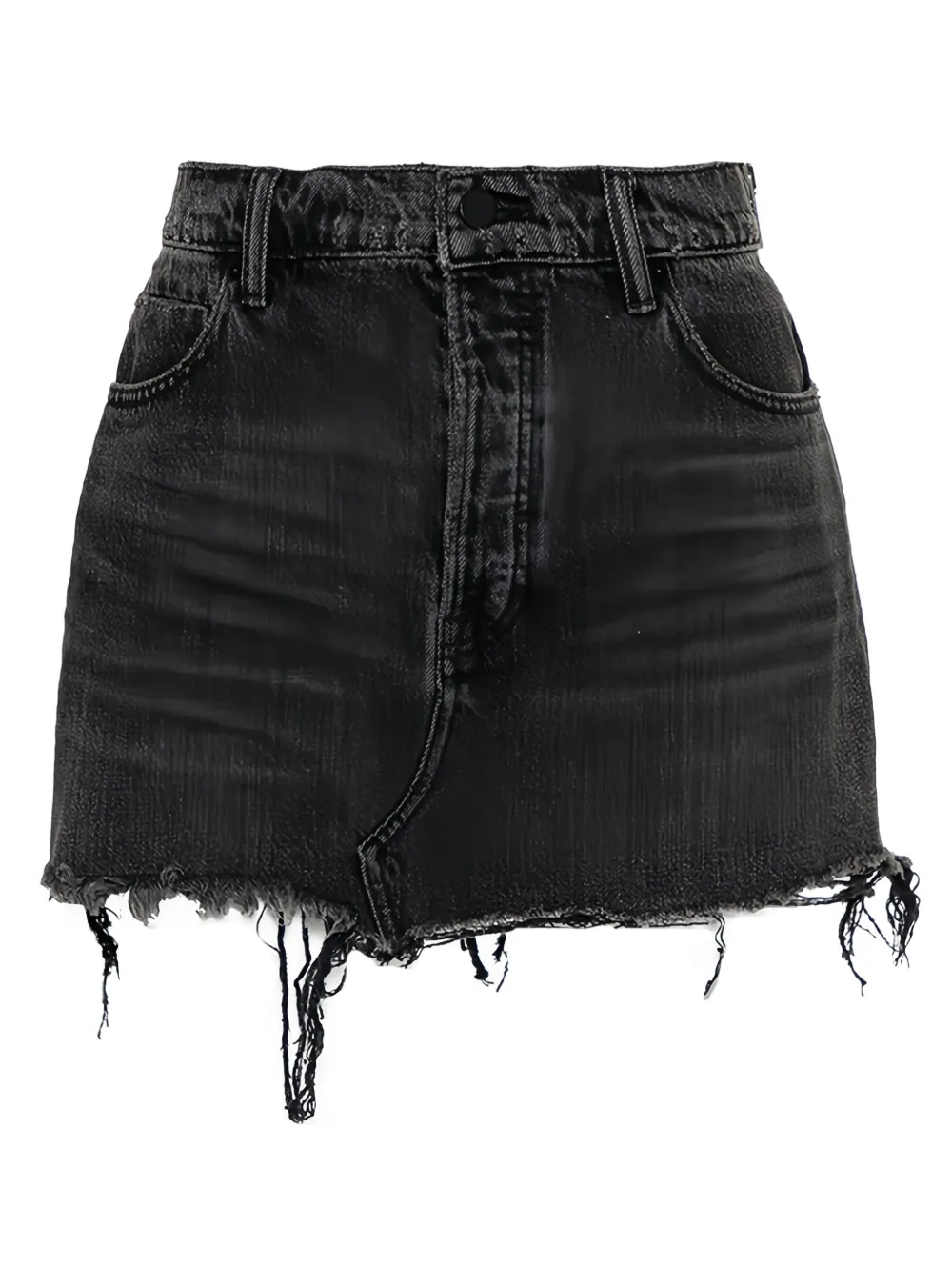 Pre-Owned Alexander Wang Gonna denim con effetto vissuto Pre-owned - Grigio