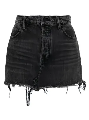 Alexander Wang ビジューデニムミニスカート | ブラック | FARFETCH JP