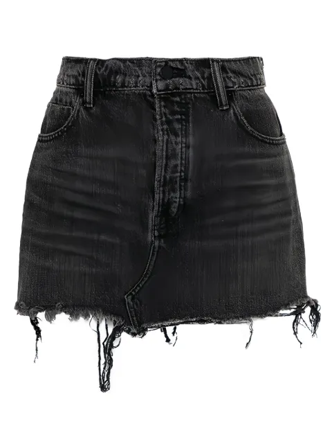 Pre-Owned Alexander Wang falda de mezclilla con dobladillo envejecido pre-owned
