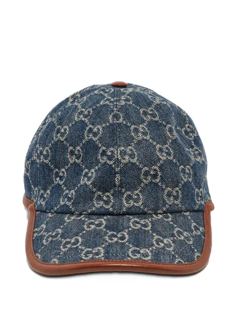 Gucci Pre-Owned denim GG Supreme baseball cap