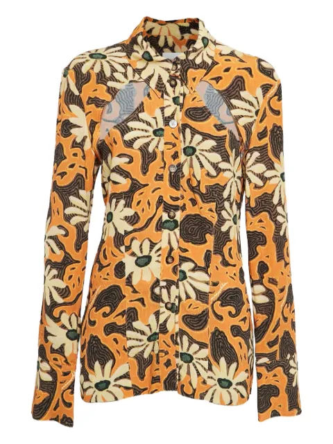 Nanushka floral-print shirt