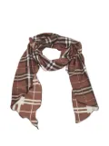 Burberry Pre-Owned plaid-pattern scarf - Brown
