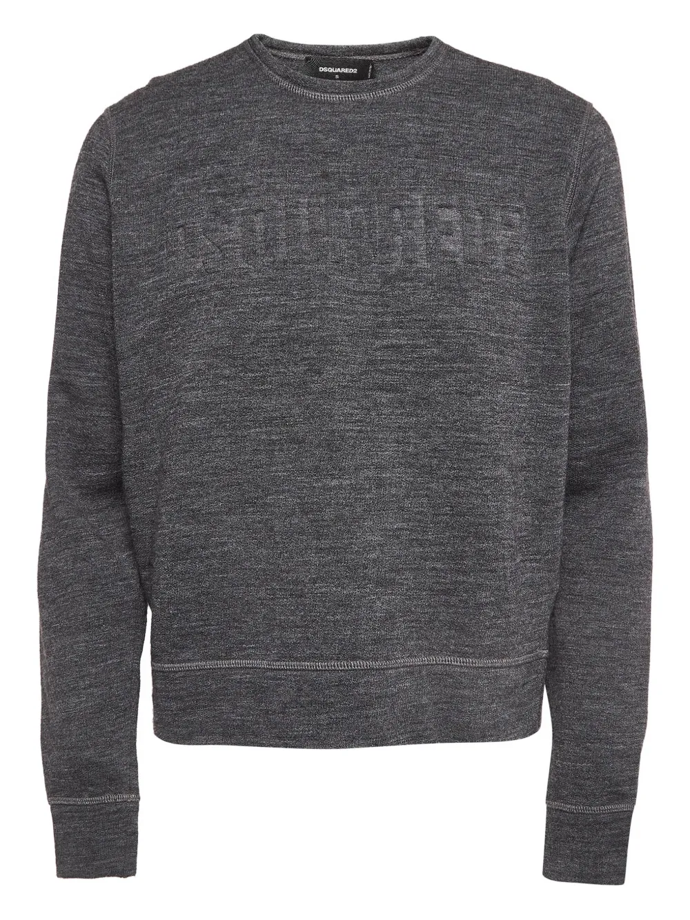embroidered cotton sweatshirt