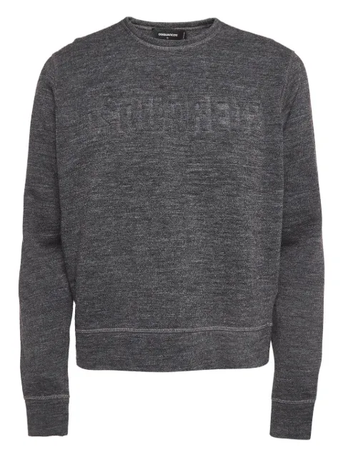 DSQUARED2 embroidered cotton sweatshirt