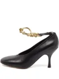 JW Anderson 2024 90mm embellished pumps - Black