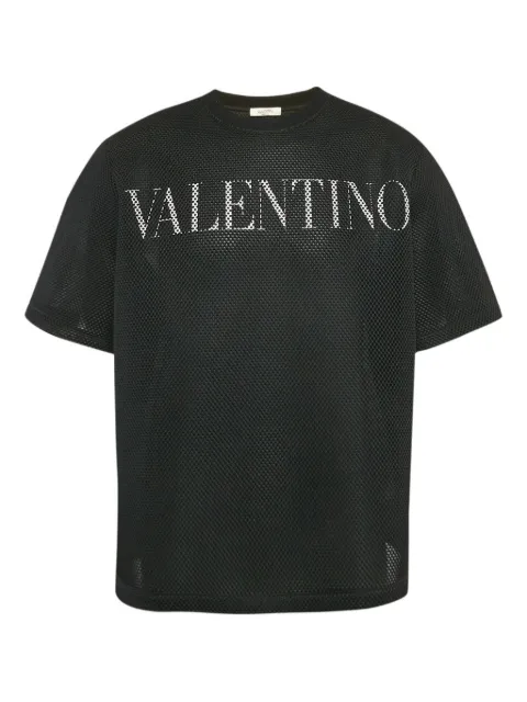 Valentino Garavani Pre-Owned mesh logo T-shirt