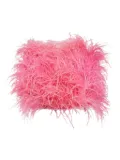 The Attico feather trim top - Pink