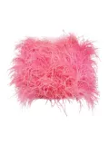 The Attico feather trim top - Pink