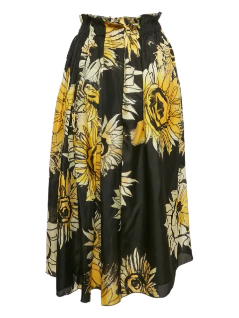 Nº21 2015 sunflower-print skirt
