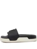 Christian Louboutin Pre-Owned logo slides - Black