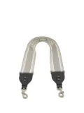 Christian Dior Pre-Owned Embroidered Leather Strap Bag Strap - Grey