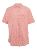 Burberry Pre-Owned gingham-check cotton shirt - Red