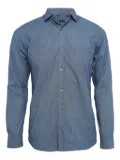 Zegna patterned cotton shirt - Blue