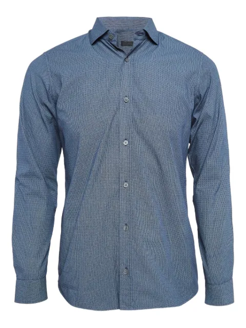 Zegna patterned cotton shirt