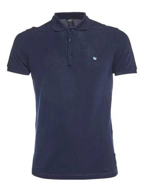 Fendi Pre-Owned 2023s logo-patch polo shirt