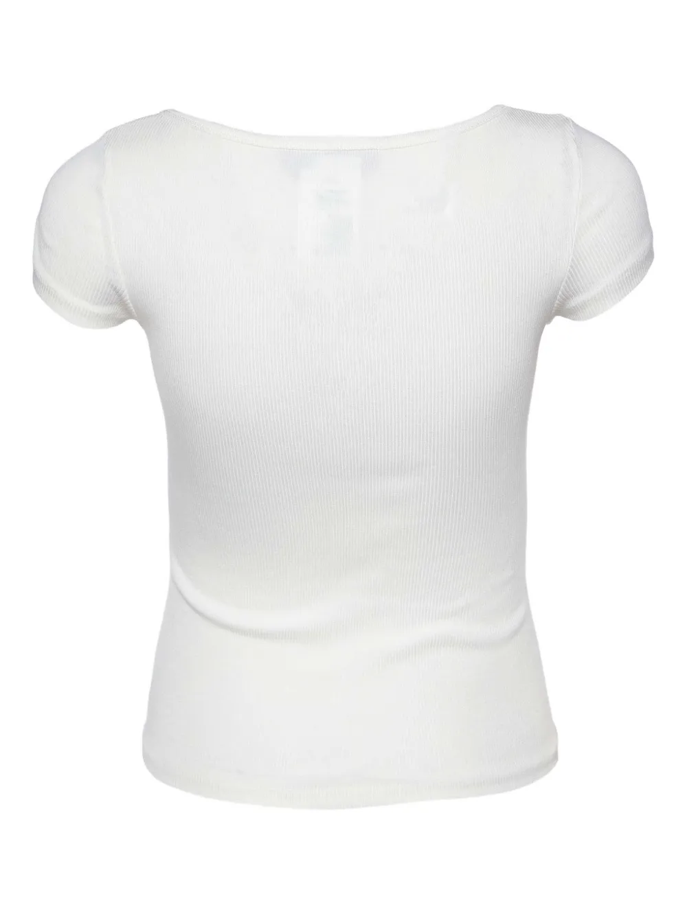 Sportmax pre-owned ribbed cotton T-shirt | Image 2