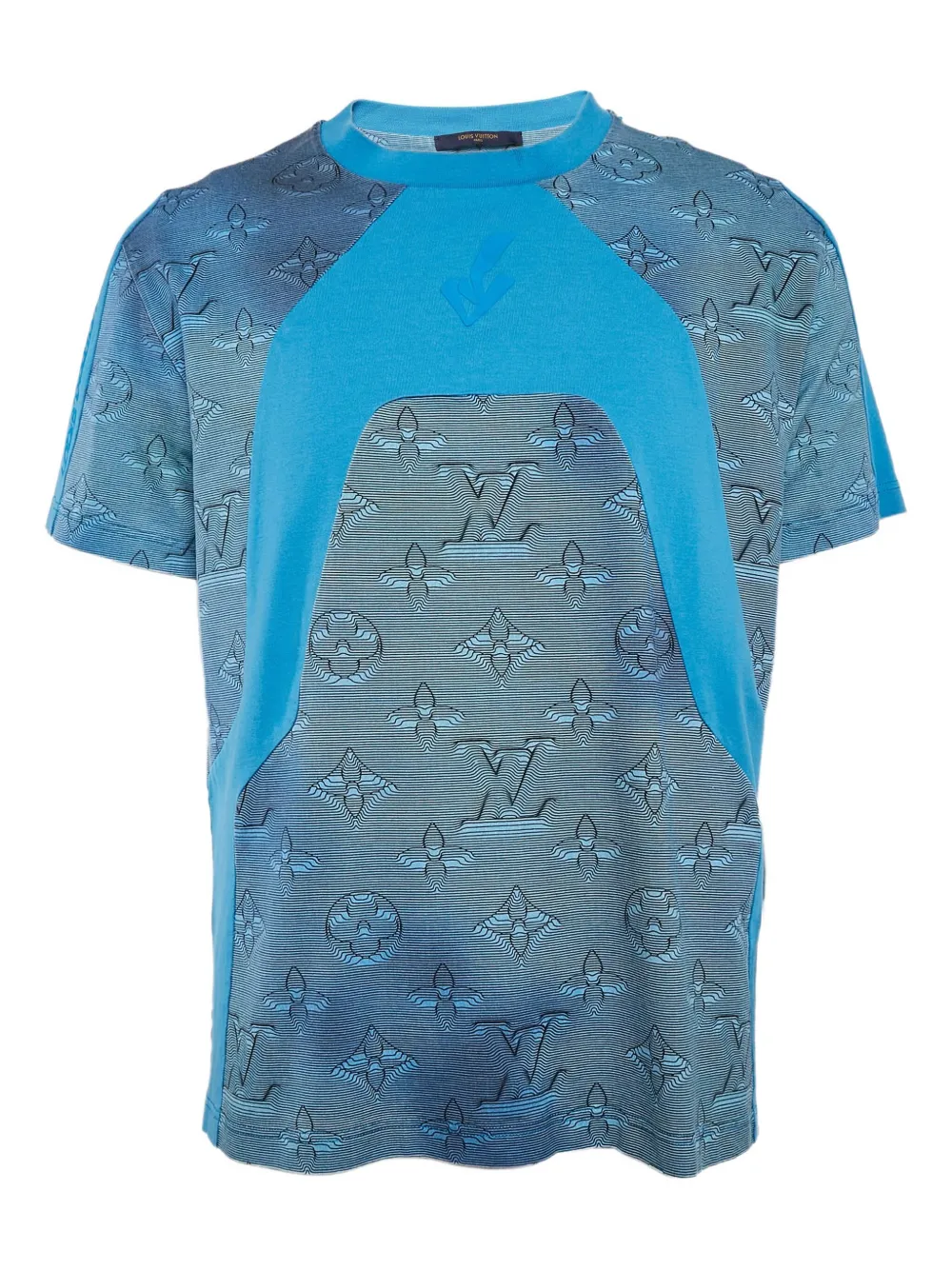Louis Vuitton Pre-Owned モノグラム Tシャツ - ブルー Louis Vuitton Pre-Owned モノグラム Tシャツ - ブルー