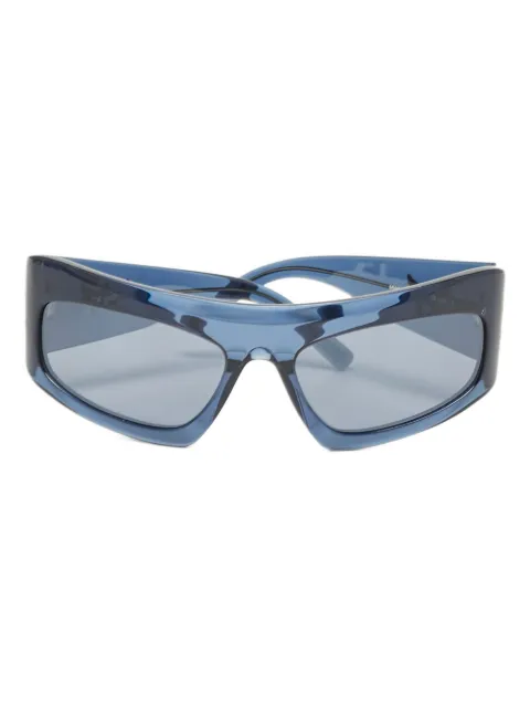 MCM Pre-Owned wraparound-frame sunglasses